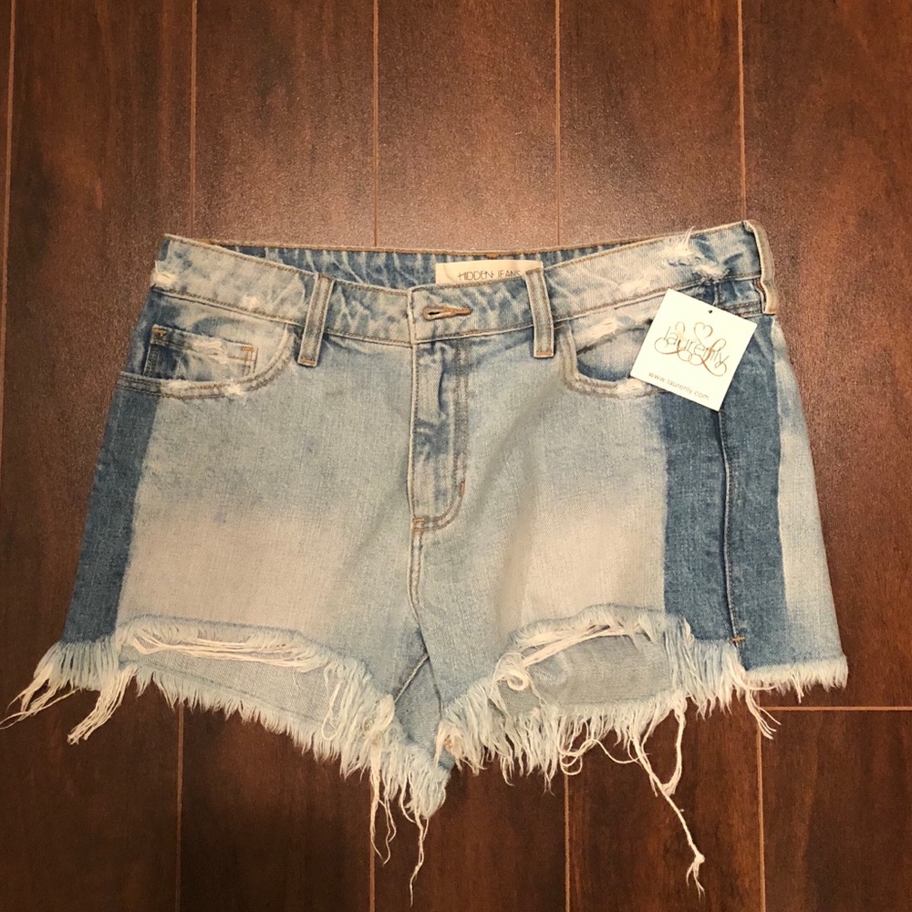 Denim shorts